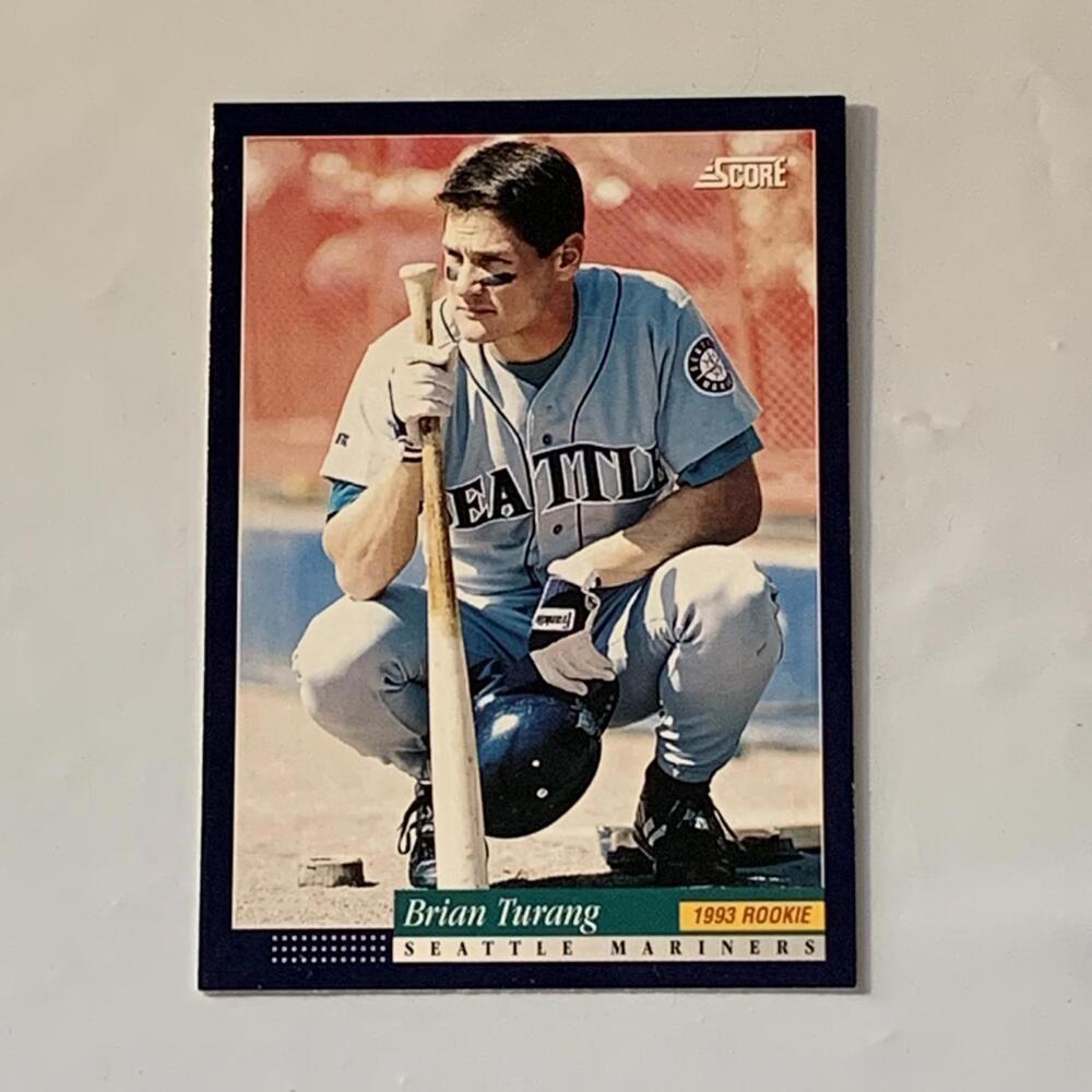 1993 Score Brian Turang Seattle Mariners Rookie Baseball‎ Card